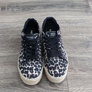 Tretorn Platform Animal Print Sneaker